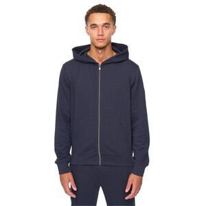 Duck and Cover Mens Optimus Full Zip Hoodie / Navy